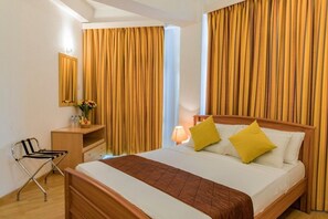 Apartemen Standar | Setrika/meja setrika, Wi-Fi gratis, dan seprai linen