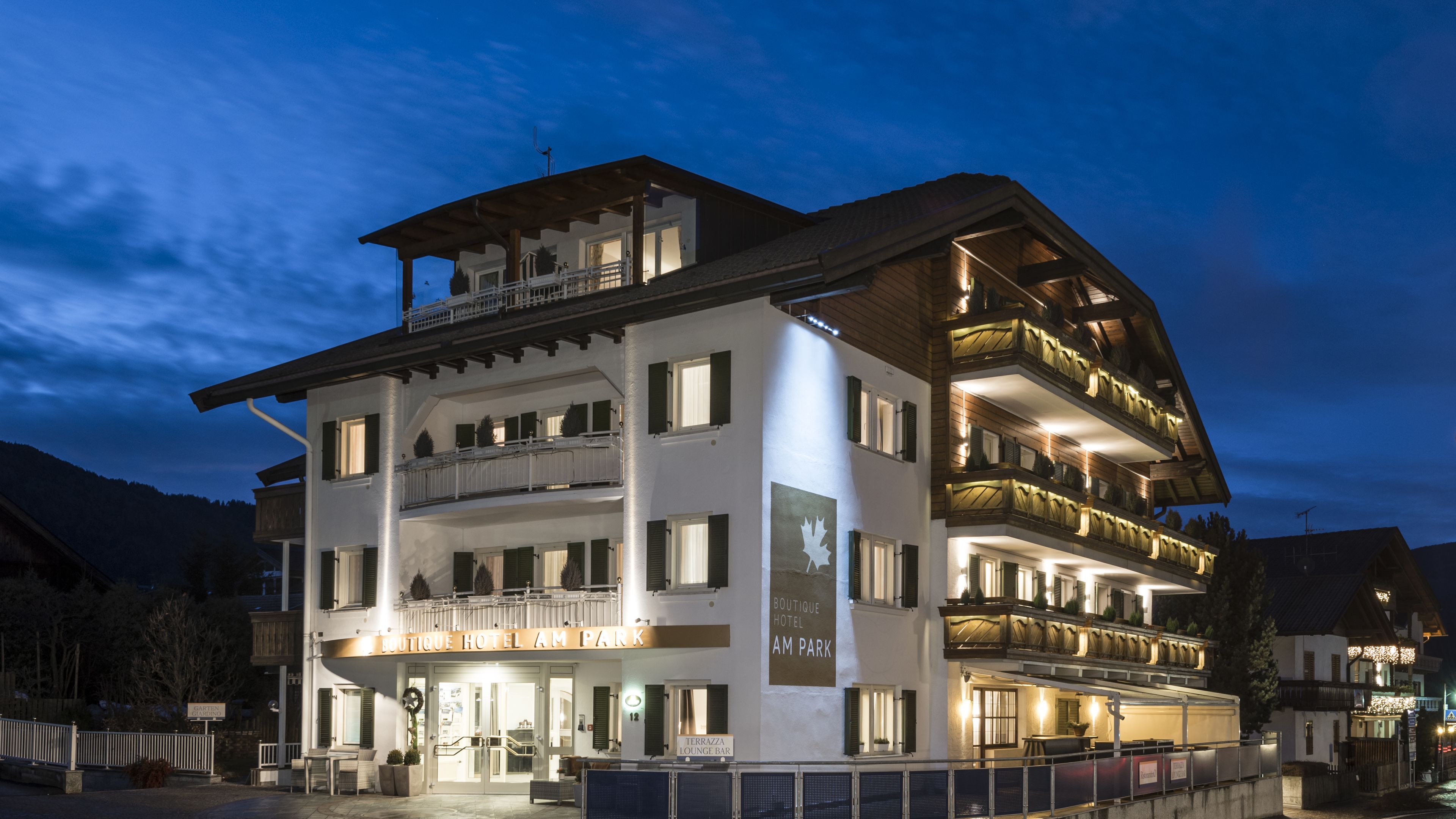 front of property – evening/night