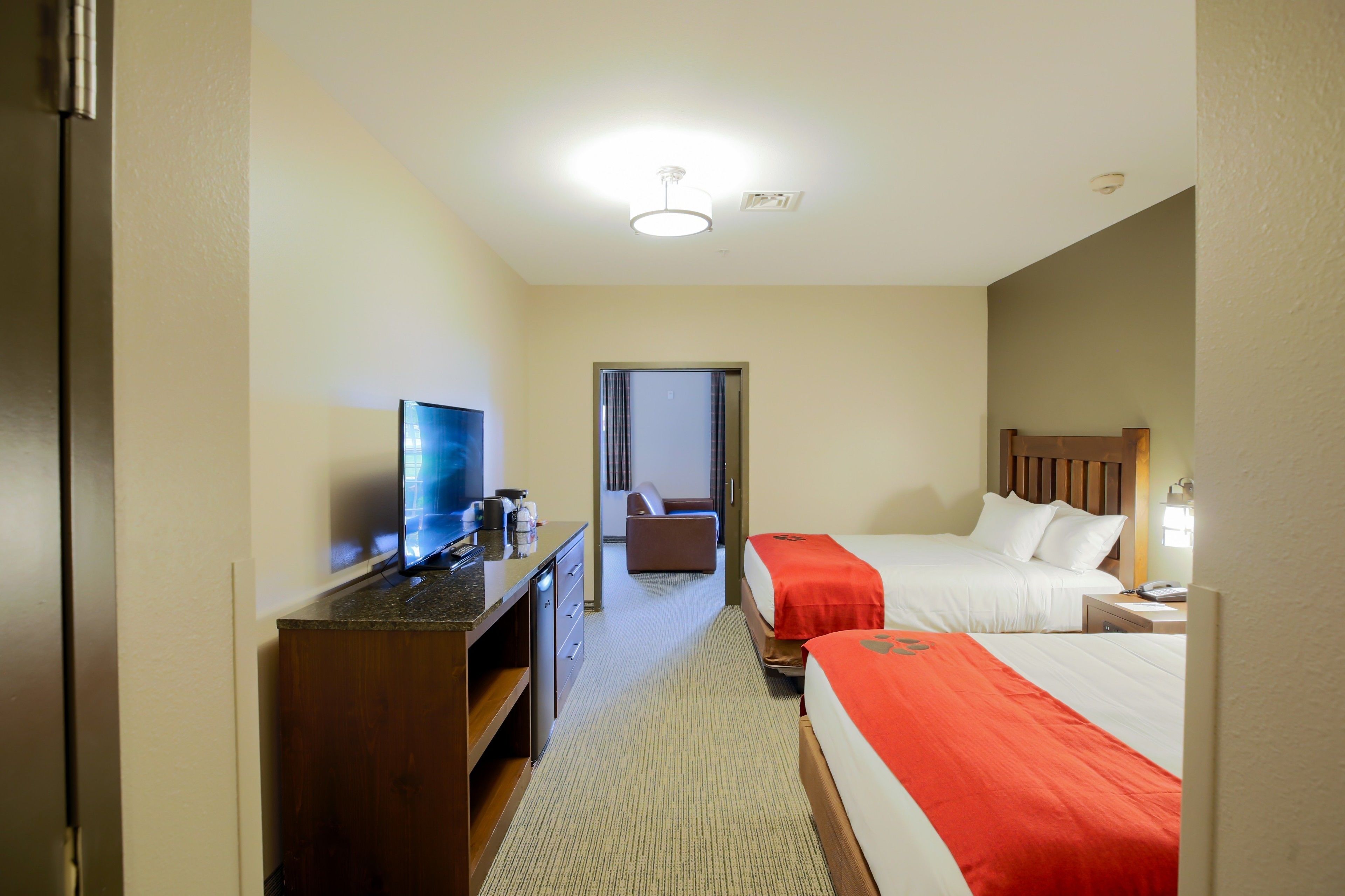 In-room safe, iron/ironing board, high-speed internet, alarm clocks
