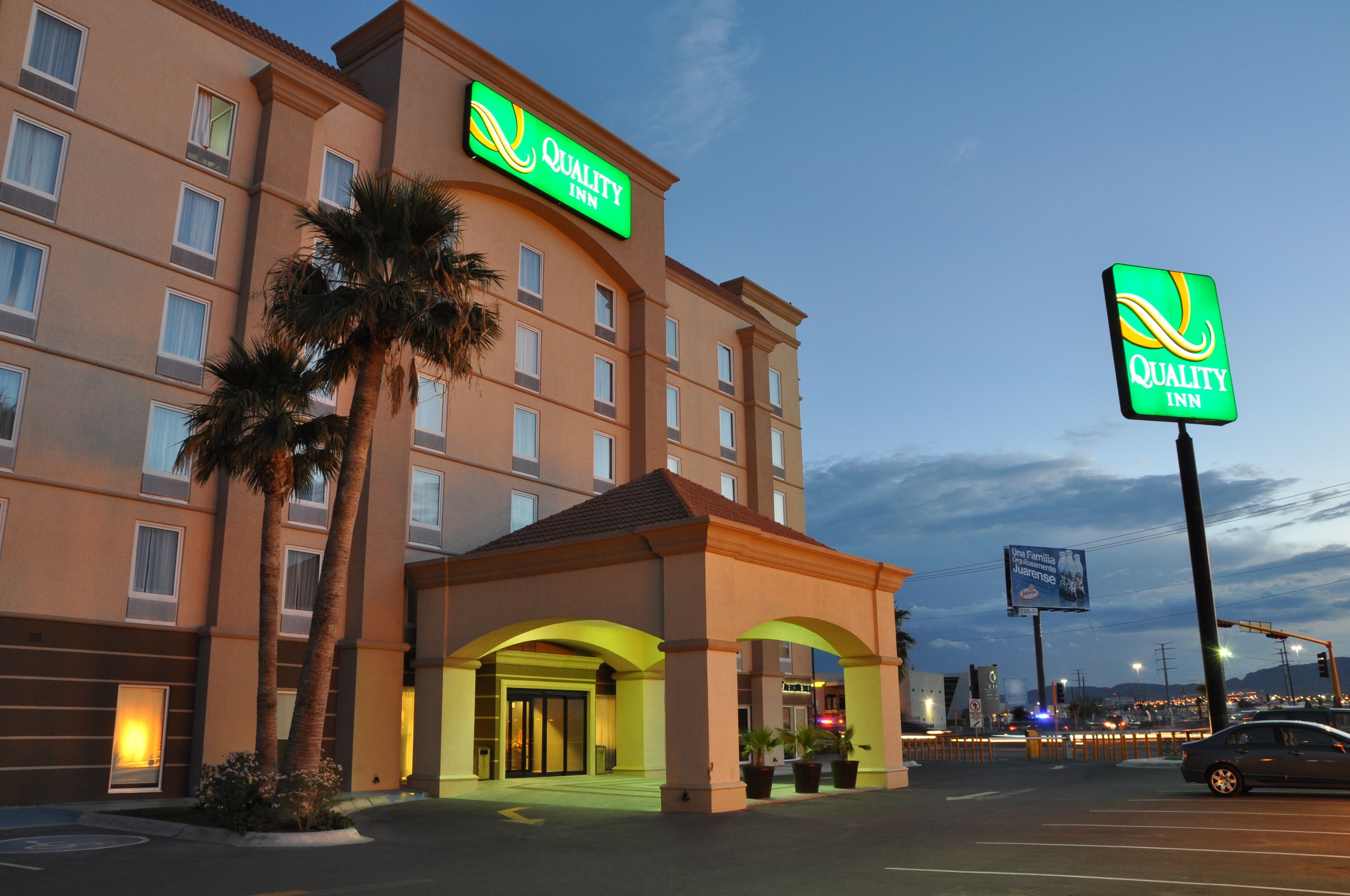 Front of property - evening/night