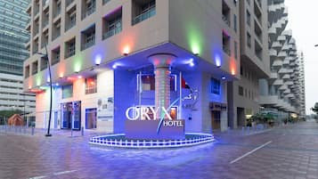 Front of property – evening/night