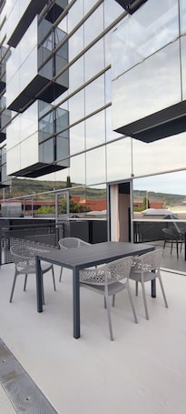 Terrace/patio. Hotel San Fermín Pamplona