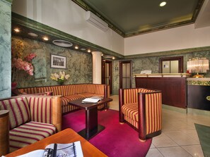 Sitteområde i lobbyen