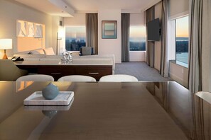 Suite, 1 King Bed (Bayfront) | Living area
