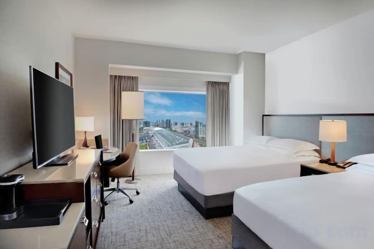 Mobility Accessible Two Queen Room with Bathtub