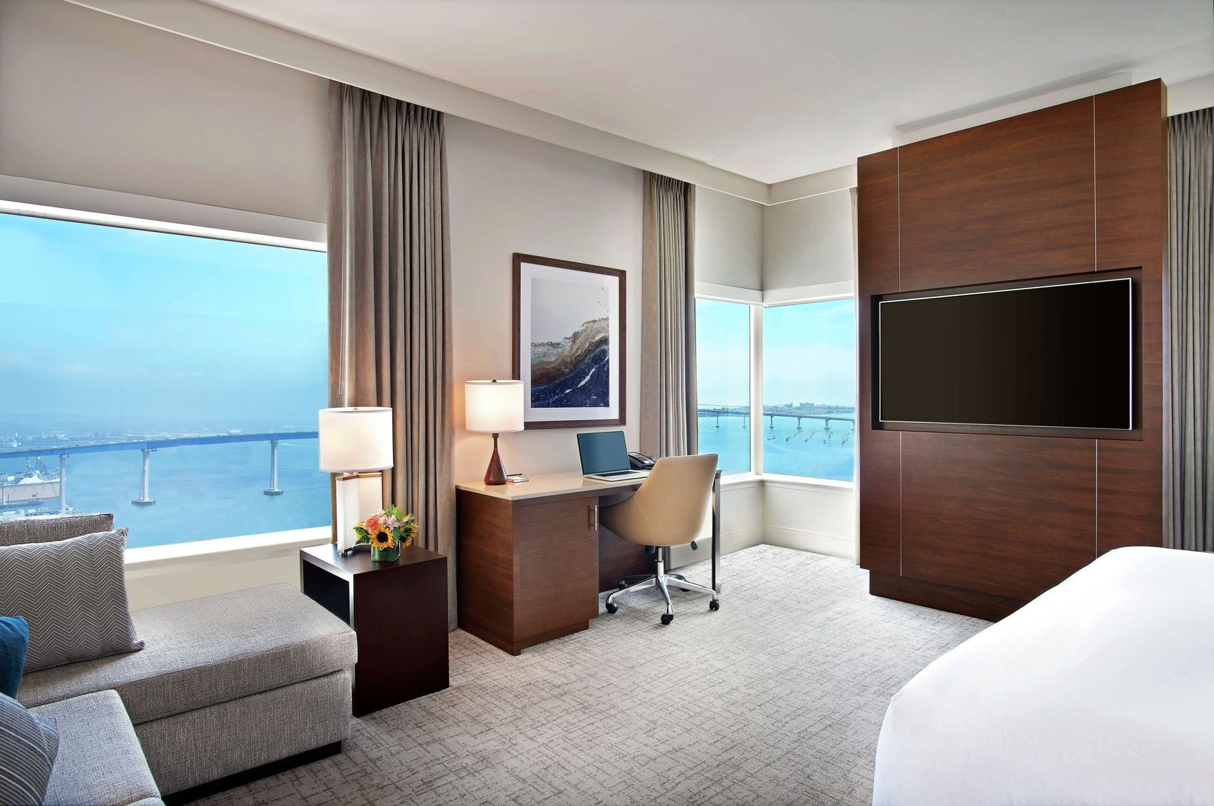 Premium bedding, in-room safe, desk, soundproofing