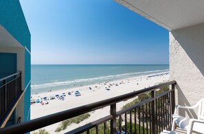 Suite, Oceanfront | Balcony view - Captain's Quarters Resort (Myrtle Beach)