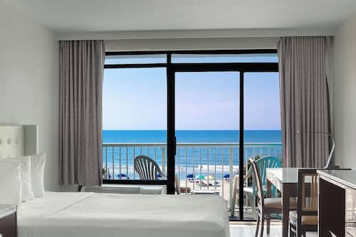 Standard Room, 2 Double Beds, Kitchenette, Oceanfront | View from room