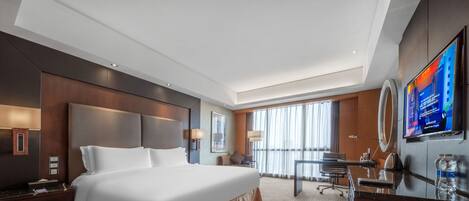 Literie de qualité supérieure, couette en duvet d'oie, minibar