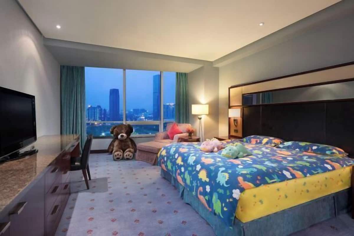 1 chambre, couette en duvet, minibar