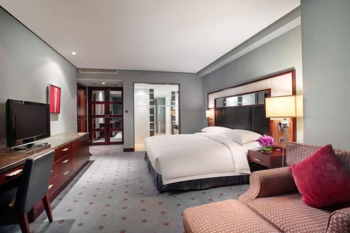 1 chambre, couette en duvet d'oie, minibar
