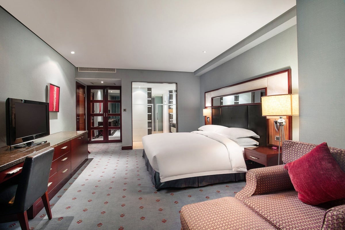 1 chambre, couette en duvet d'oie, minibar