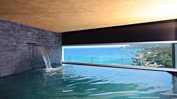 Indoor pool, outdoor pool