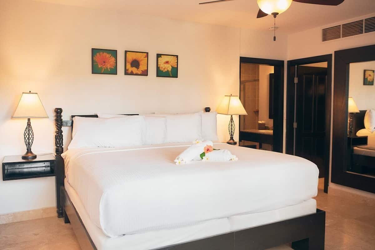 1 dormitorio, ropa de cama de alta calidad, caja fuerte