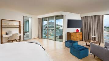 Suite, 2 camere da letto, non fumatori | 1 camera, biancheria da letto di alta qualità, minibar