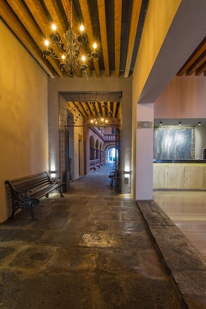 Interior entrance