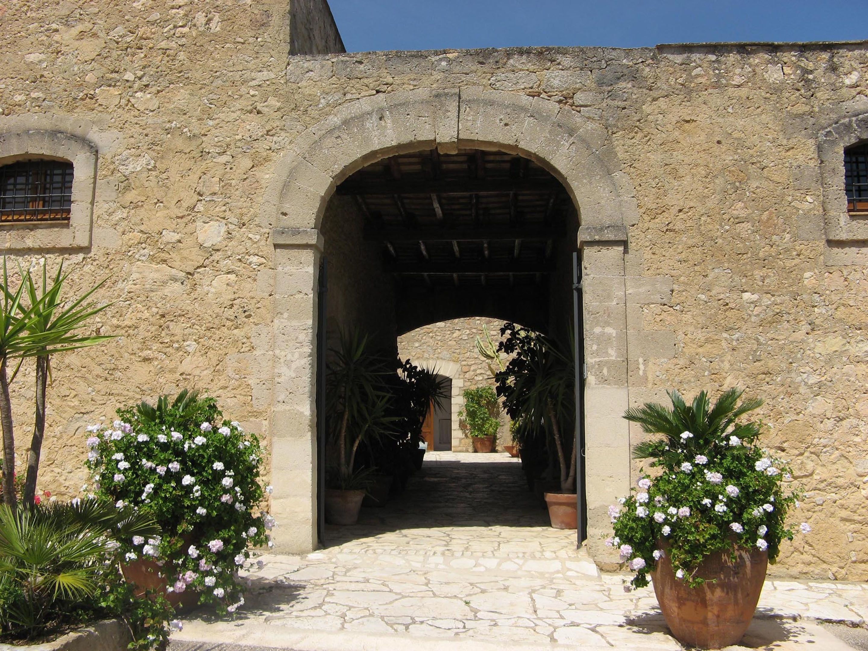 Entrée de l’hébergement