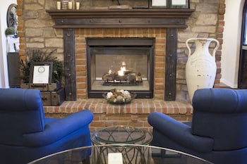 Sitting area in hotel lobby at Andreas Hotel & Spa