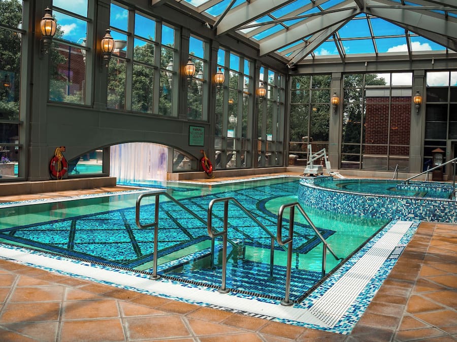 Outdoor pool, open 10:00 AM to 6:00 PM, pool cabanas (surcharge)