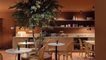 Daily buffet breakfast (EUR 14.50 per person)