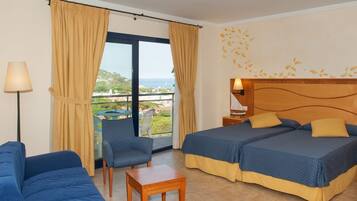 Chambre Double Supérieure, balcon, vue mer | Vue de la chambre