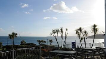 Blick von der Unterkunft