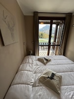 Appartement, 1 chambre, vue montagne (6 people) | Literie hypoallergénique, couette en duvet d'oie, Wi-Fi gratuit
