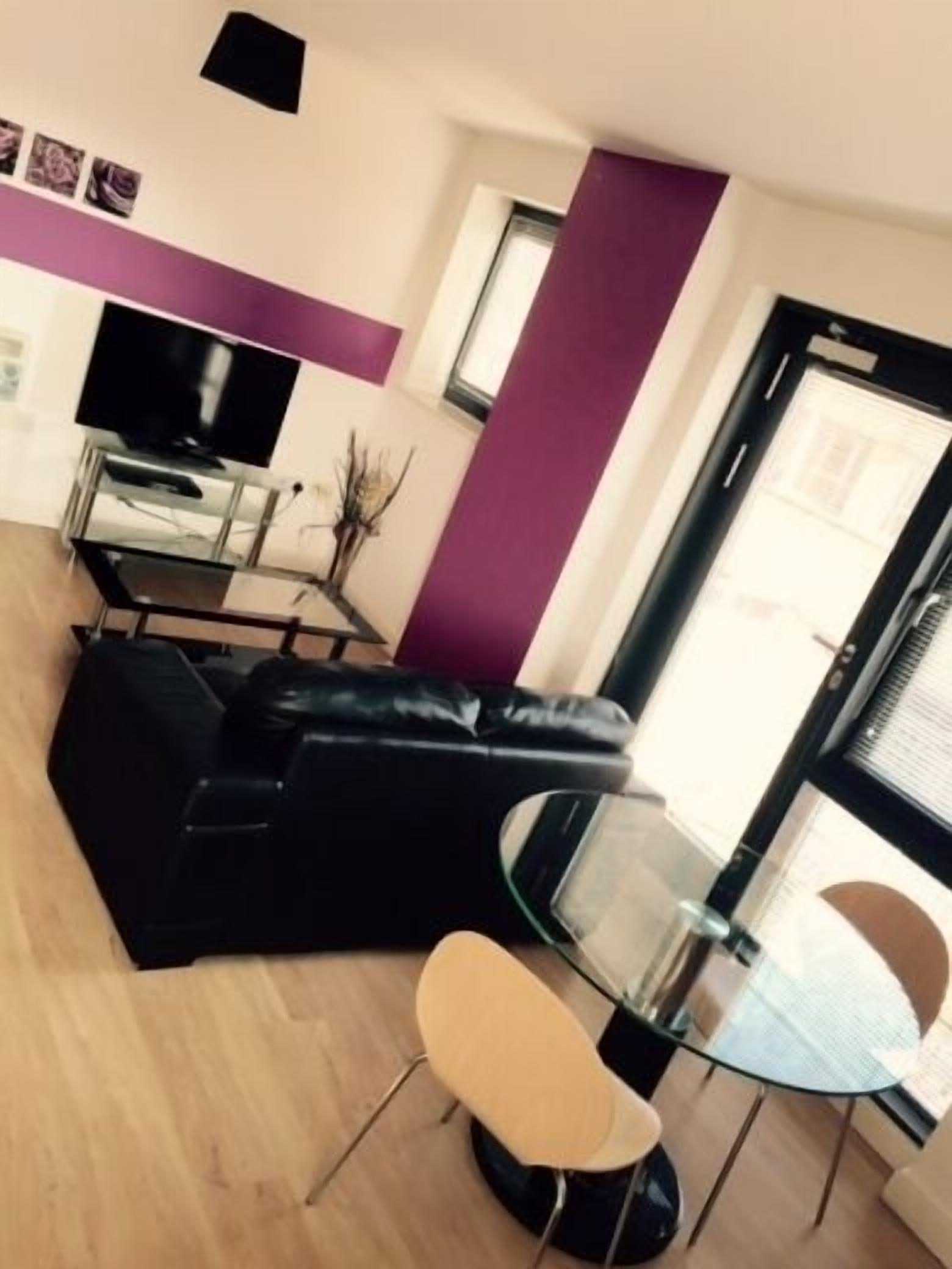 City Apartment, 1 Bedroom | Living room | LCD TV