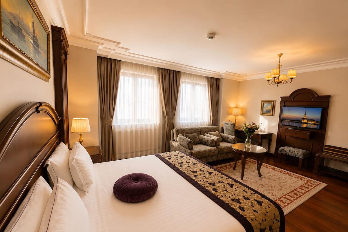Premium bedding, minibar, in-room safe, desk