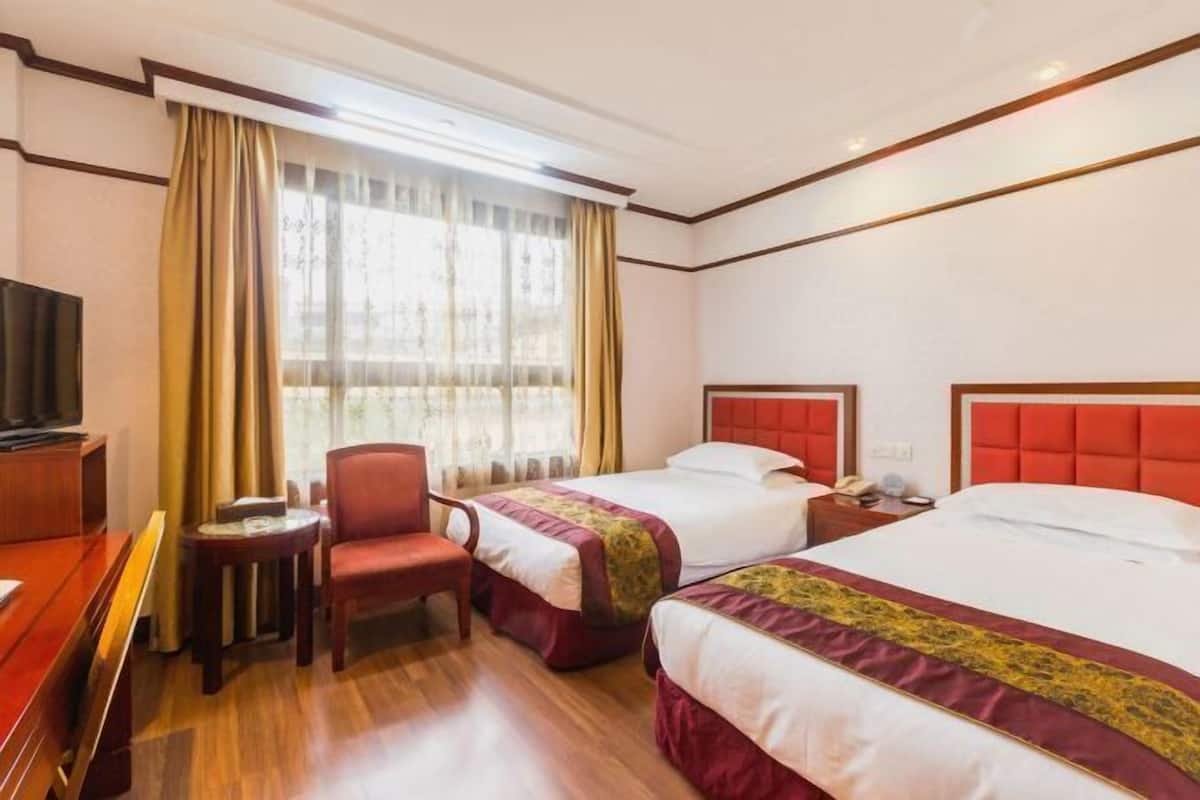 In-room safe, desk, blackout curtains, soundproofing