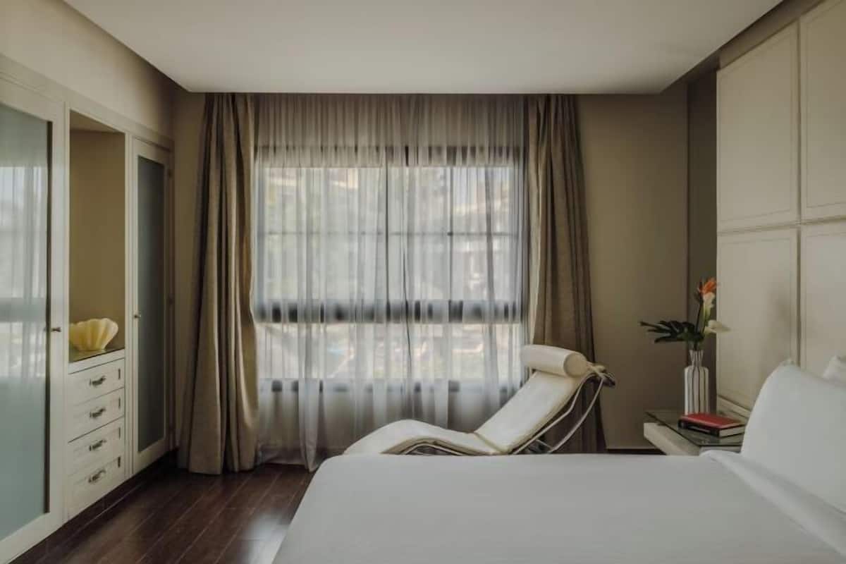Literie de qualité supérieure, couette en duvet d'oie, minibar