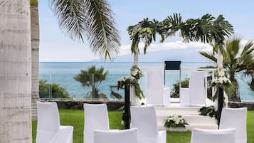 Espace mariage en plein air