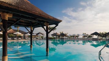 3 outdoor pools, pool cabanas (surcharge), pool umbrellas