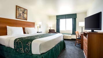 Blackout drapes, soundproofing, iron/ironing board