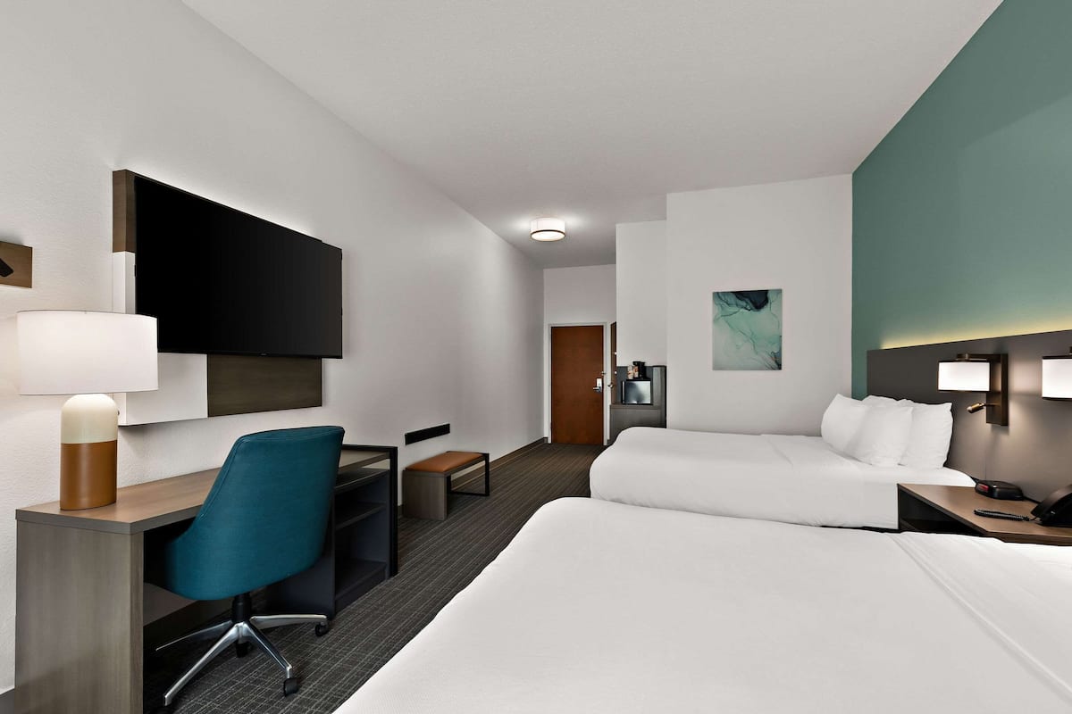 room, 2 queen beds, accessible, non smoking | premium bedding, down duvets, pillow-top beds, desk