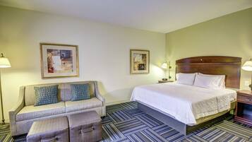 55-inch flat-screen TV with satellite channels