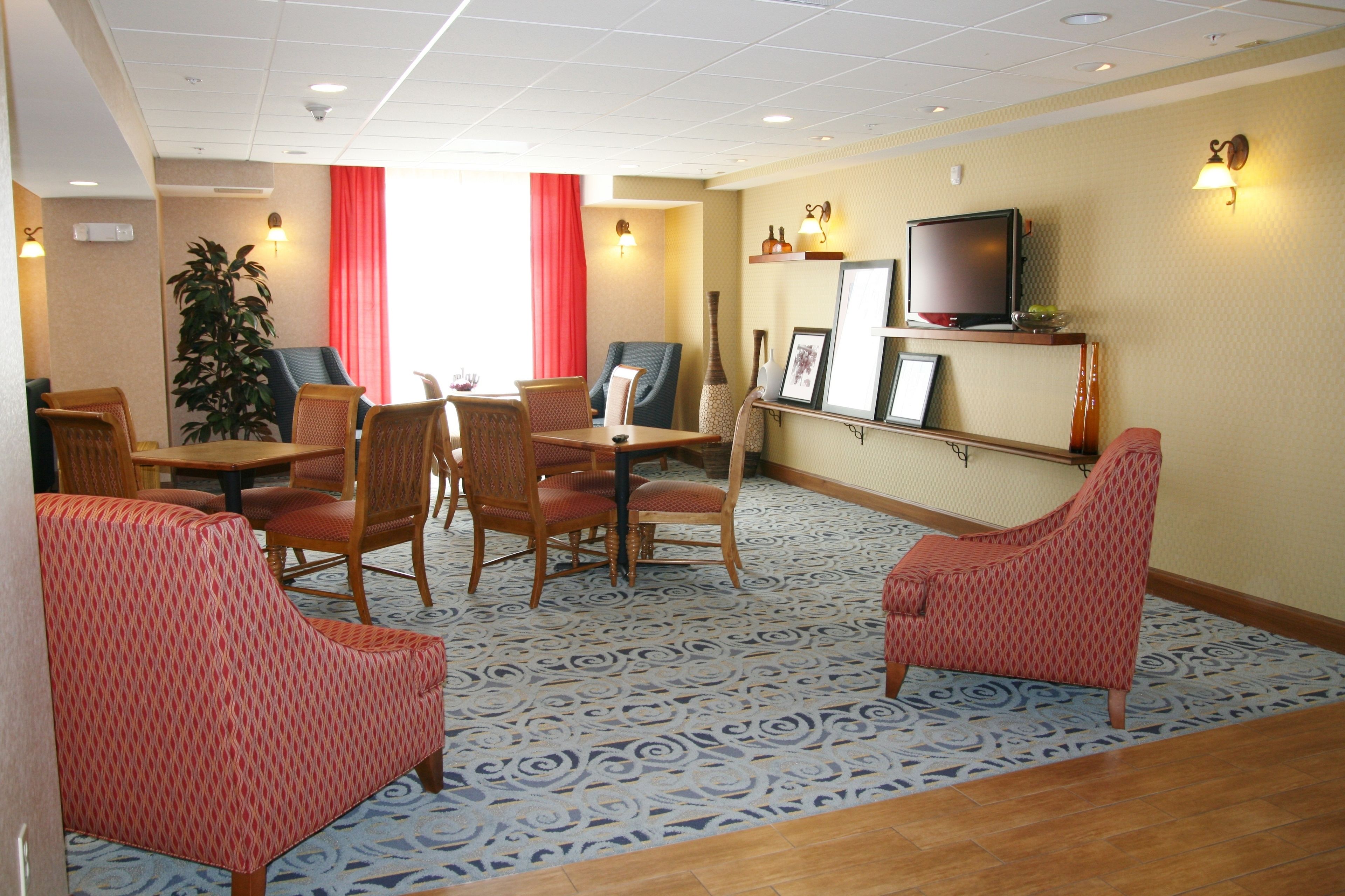 Sitteområde i lobbyen