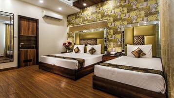 Memory-foam beds, minibar, in-room safe, individually decorated