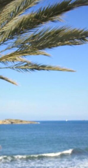 Beach nearby, white sand, sun loungers, beach umbrellas - Apartamentos Llevant (Ibiza Town)