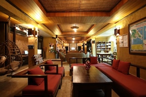 Sala de estar en el lobby