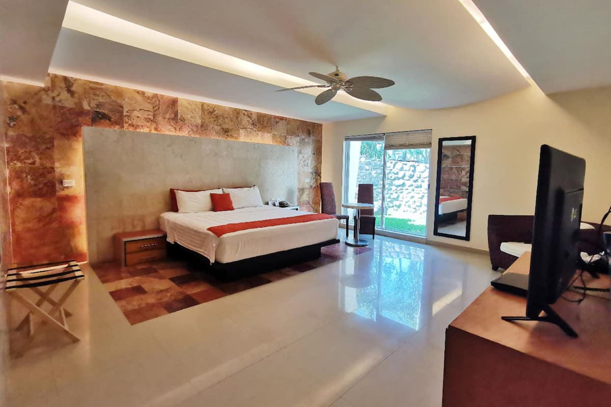 Suite junior, vista al jardín | Vista al jardín