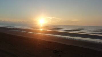 Vista a la playa o el mar