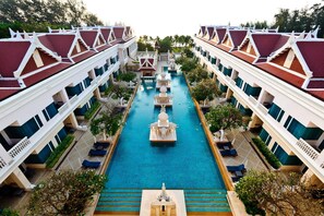 3 outdoor pools, pool umbrellas - Grand Pacific Sovereign Resort & Spa (Cha-am)