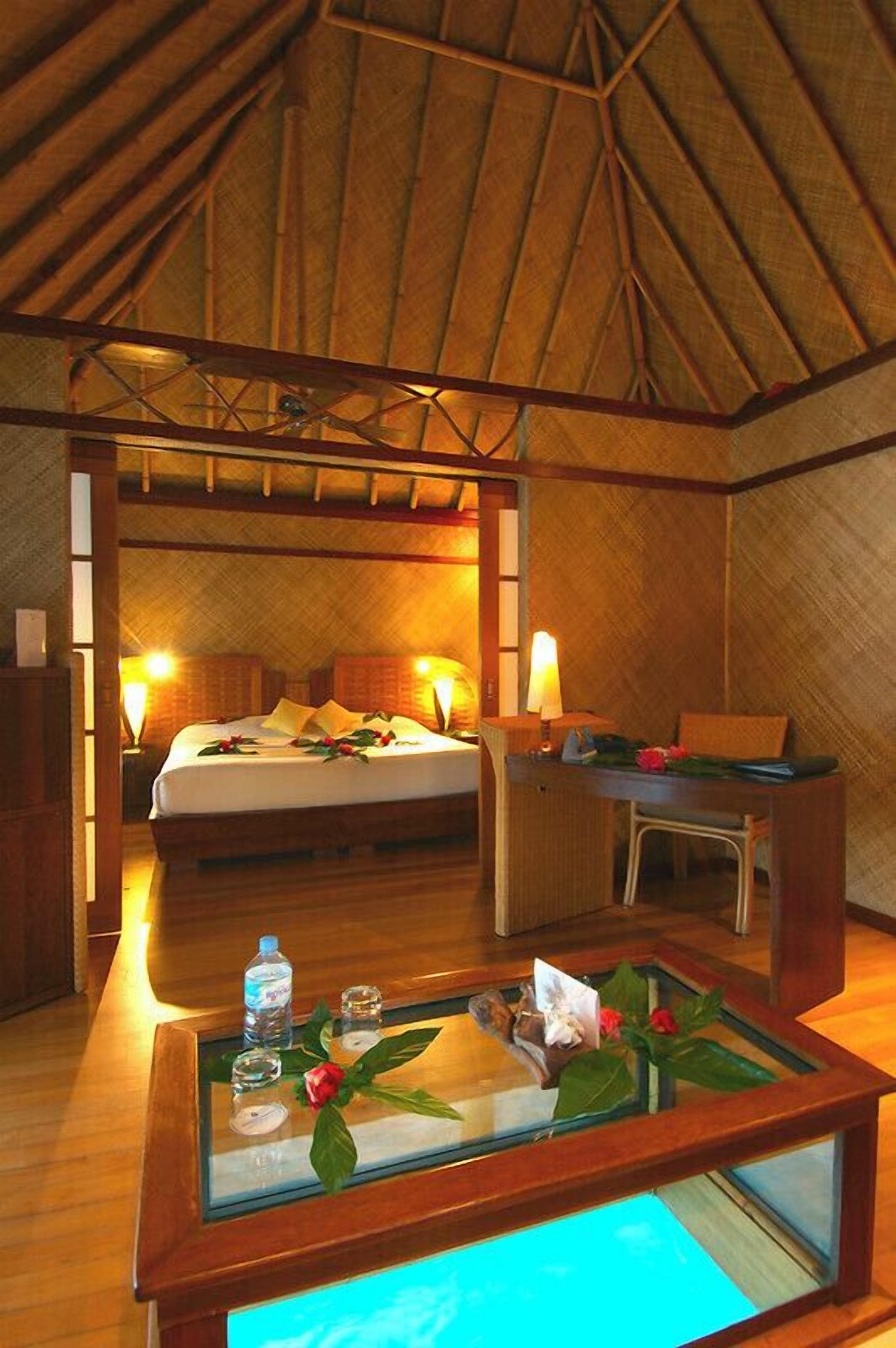 43-inch flat-screen TV with satellite channels, TV