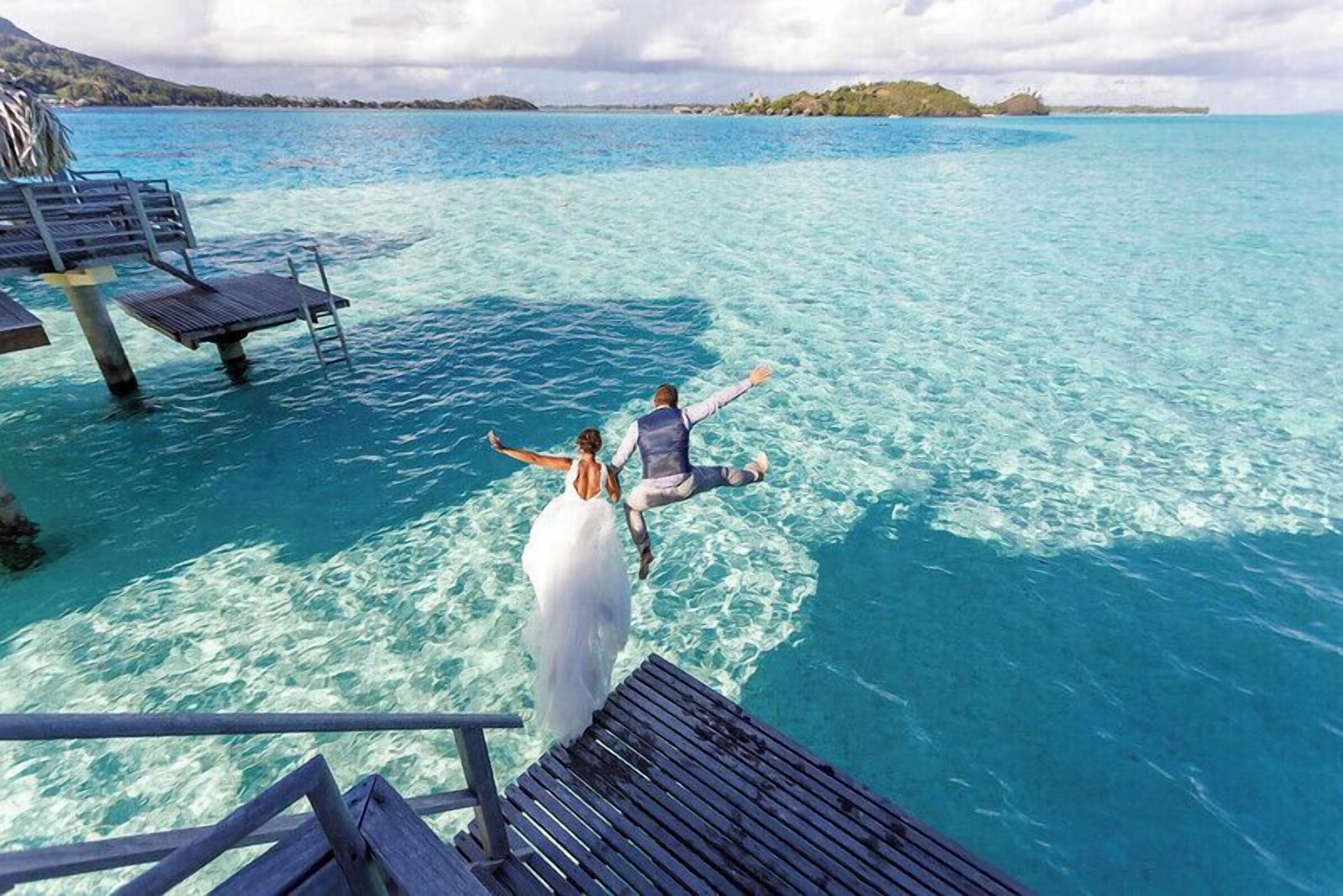 outdoor wedding area