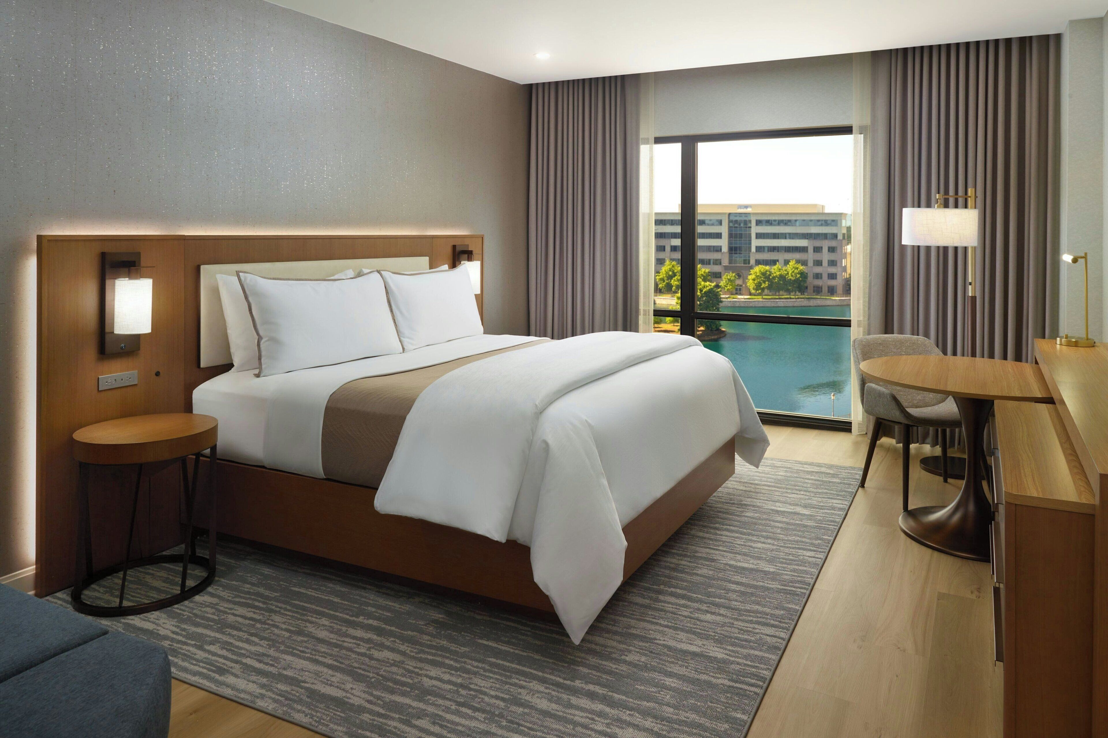 presidential suite, 2 bedrooms, lake view | 1 bedroom, in-room safe, desk, laptop workspace