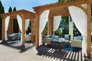 Indoor pool, seasonal outdoor pool