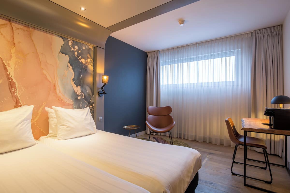 Superior Twin Room | In-room safe, desk, laptop workspace, iron/ironing board