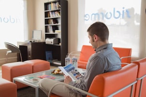 Sala de estar en el lobby