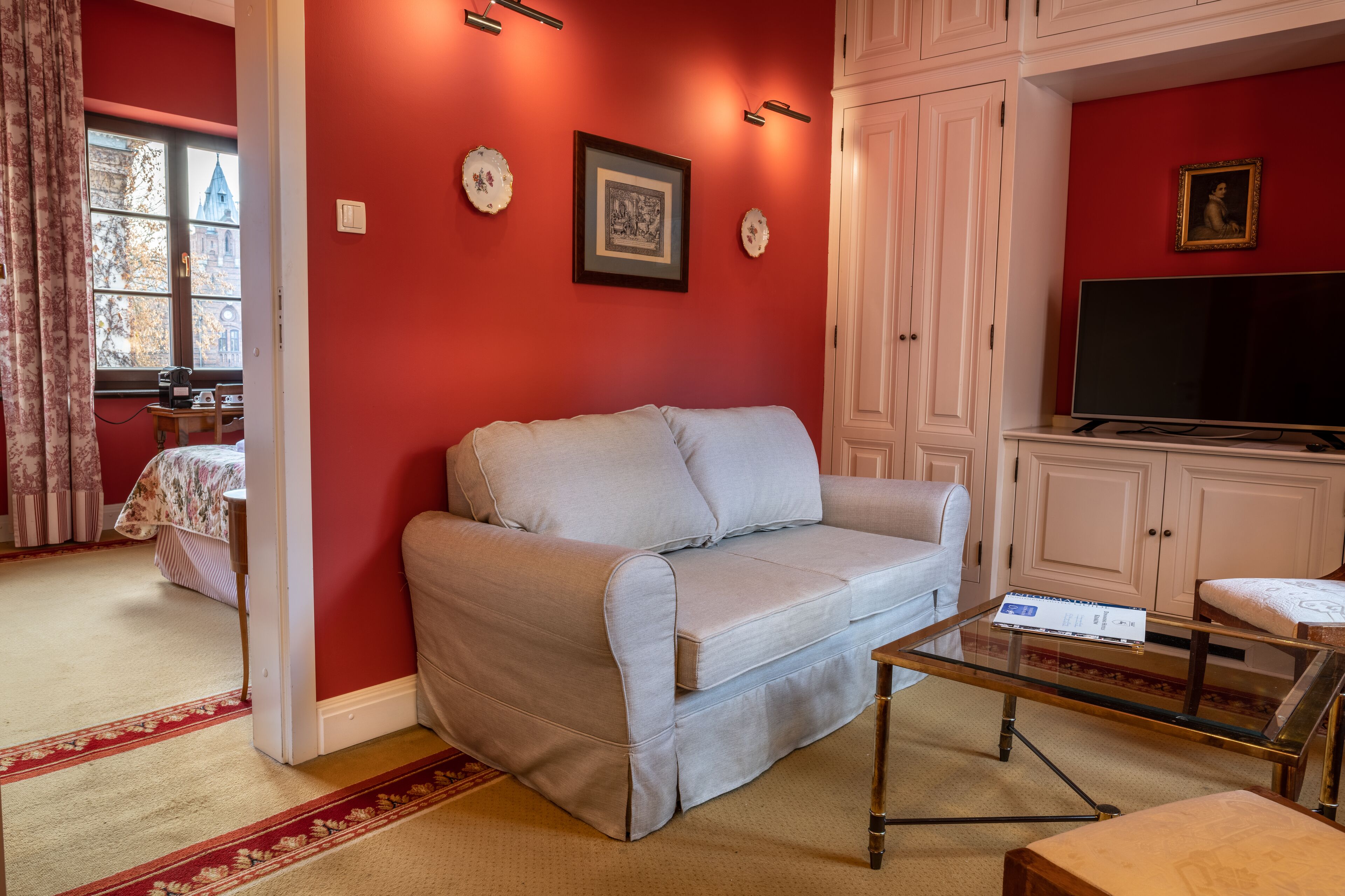 apartment | living area | flat-screen tv